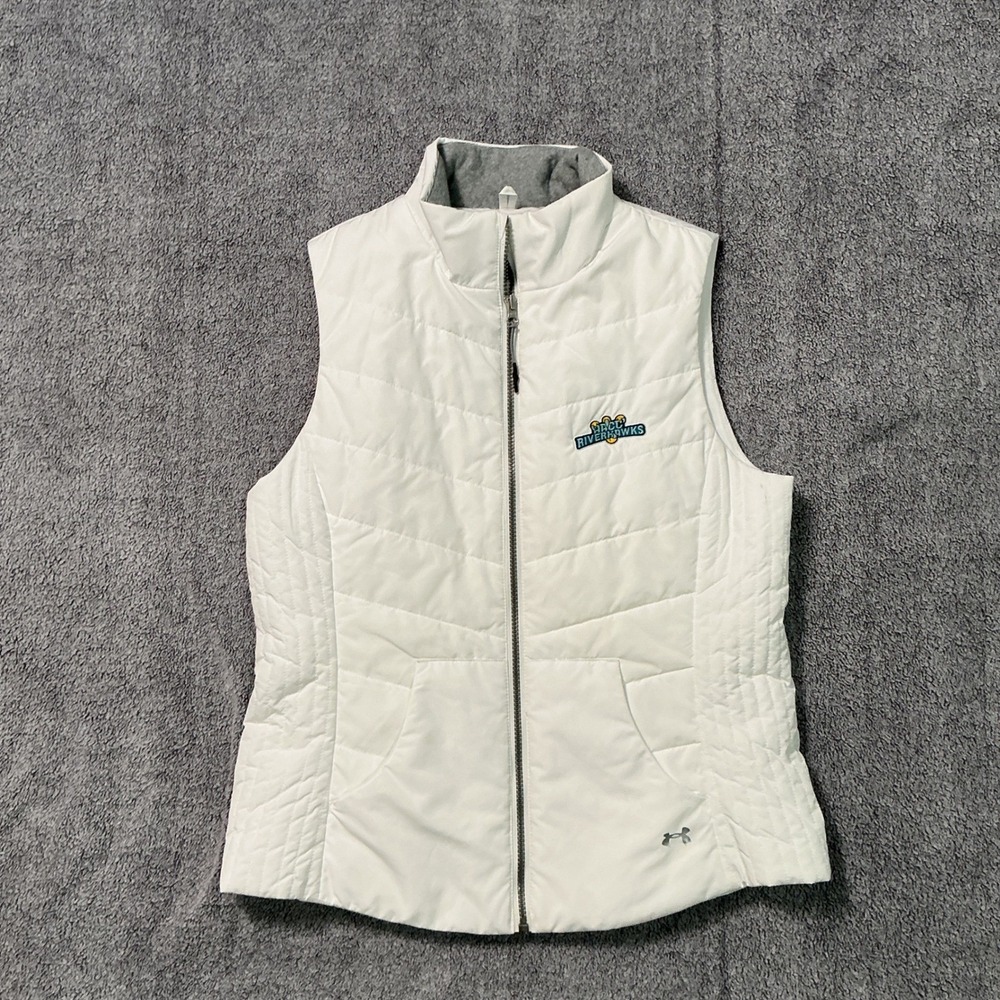 Under Armour Storm1 ColdGear Puffer Vest White HACC Riverhawks Womens Medium